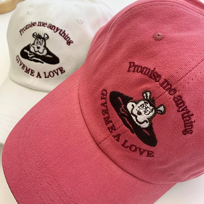 Peaked Cap Children's Embroidery Shows the Face Small Versatile Baseball Cap Men's Spring and Summer Casual Visor Tide