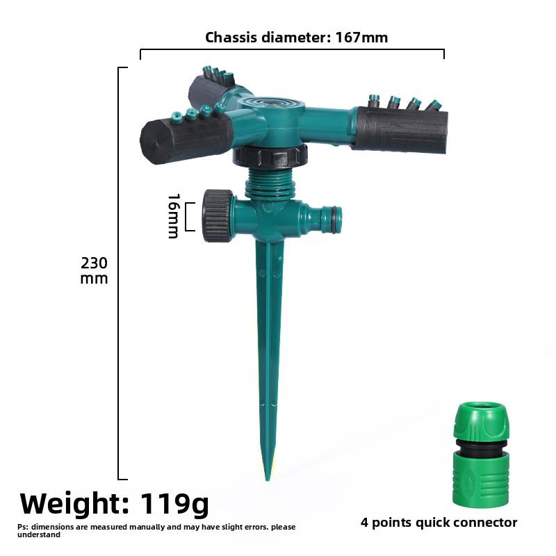 

Насадка для разбрызгивания, автоматический вращающийся на 360 градусов распылитель воды для сада, газона, автоматический разбрызгиватель для полива сада, принадлежности для орошения