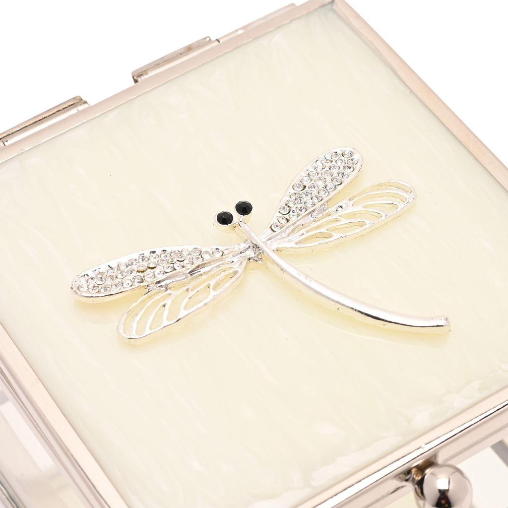 Sophia Dragonfly Trinket Box with Enamel Lid and Diamantes