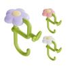 Desk Side Hooks Portable Bag Hook Flower Plastic Table Hook Purse Handbag Travel Bag Organizer Holder Hanger Office Decor