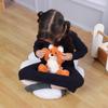Apricot Lamb Flower Fox Plush Soft and Fluffy Flower Fox Suitable for Boys and Girls Toy, Cute, 20cm,