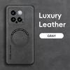 Leather Magnetic Phone Case For Xiaomi 14 13 12S Ultra Sheepskin Matte Back Cover For Xiaomi 13T 11T 12 Pro 11 12 13 Lite 5G 12X