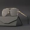Vintage Box Sunglasses Men'S Sunscreen Diamond Trimmed Sunglasses Glasses Shades