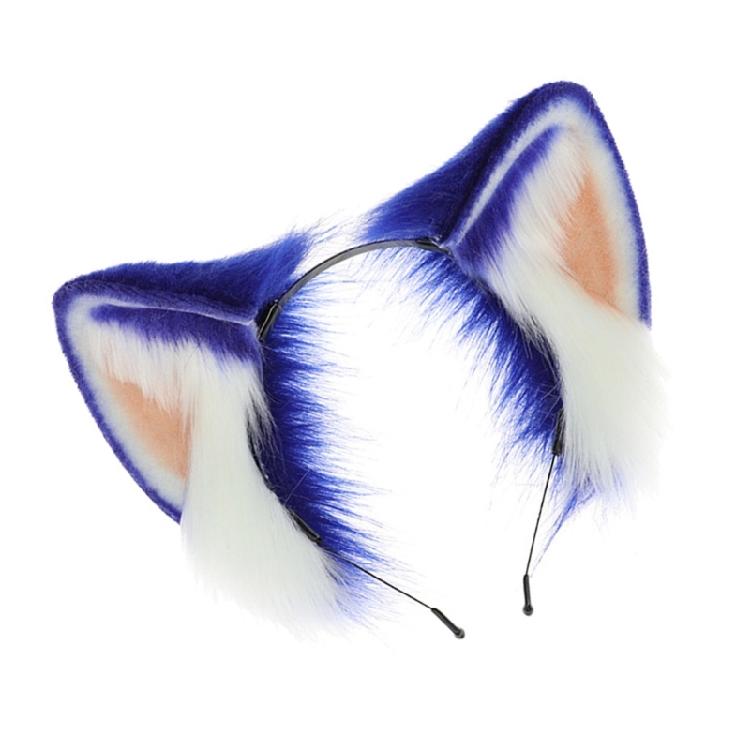 Tiara de Orelha de Animal Peluda Anime Expo para Mulheres Roleplay Maid Headband Fantasia de Festa Menina Anime Estilo de Cabelo Tiara