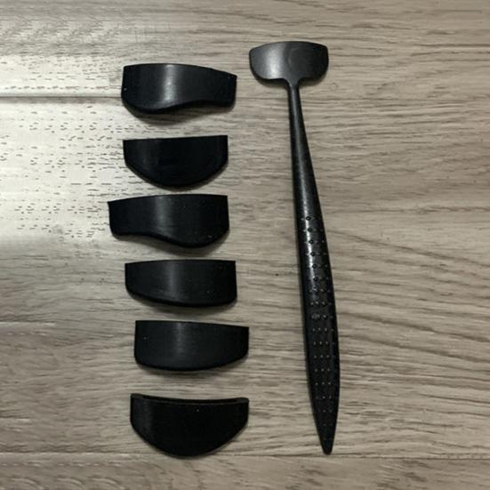 1 Set 6-in-1 Eyeshadow Crease Line Kit Portable Travel Eyeshadow Crease Stamp Women Cut Crease Creation