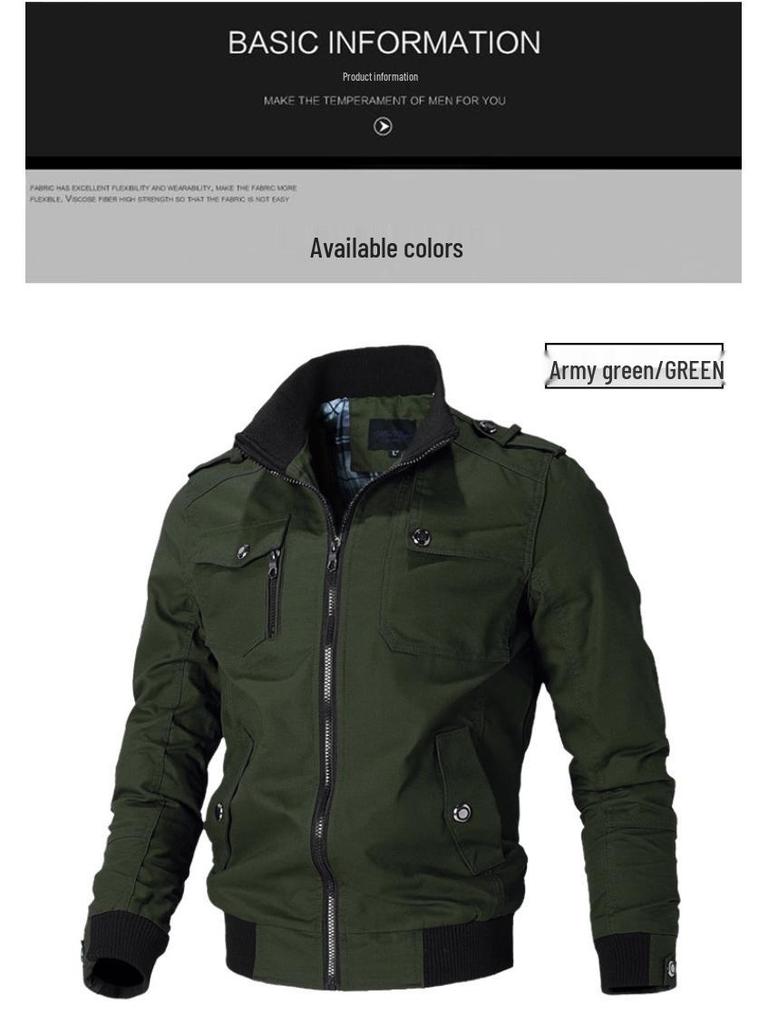 2023 Herbst/Winter Herren Baumwolle Arbeitskleidung Freizeitjacke