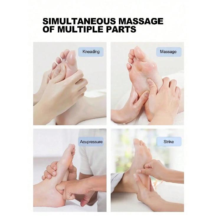 2026 Foot Massager for Relaxation, Automatic Pulse Foot Massage Pad with Heat, Soothing Foot Care Mat for Home Use