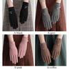 Thin Velvet Warm Gloves Touch Screen Mittens Fashion All Finger Gloves  Outdoor