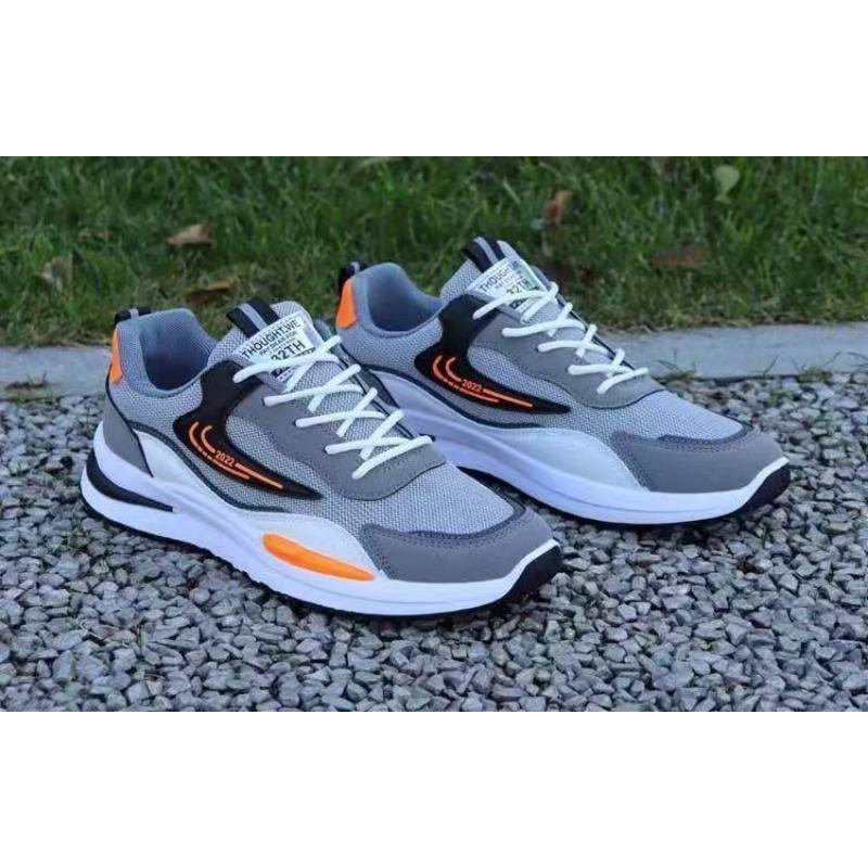 Men S Breathable Knit Mesh Soft Sole Casual Sports Running Shoes Low Top