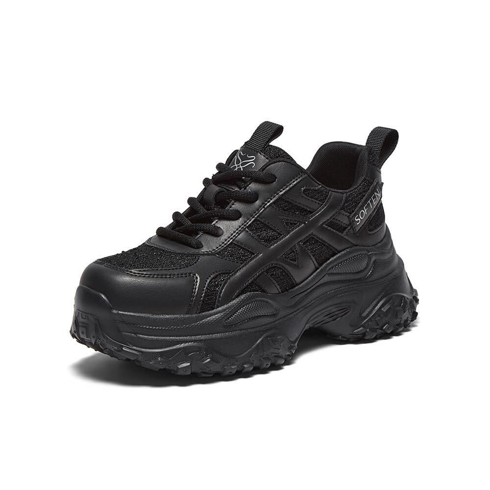 BASTO Height-Increasing Sneakers Mesh Breathable Sports Casual Shoes