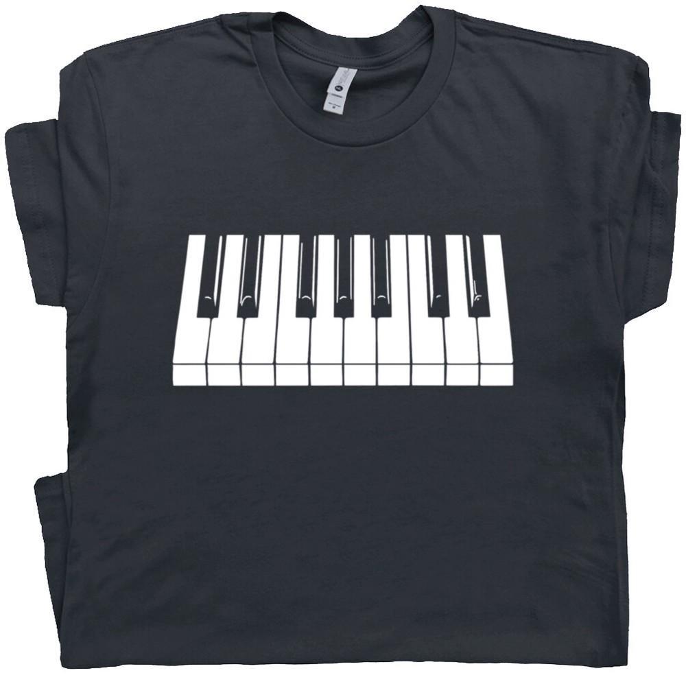 

Piano Keyboard T Shirt Beethoven Mozart Keytar Keys Cool Pianist Player Gift Tee 4XL