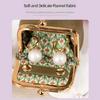 Travel Jewelry Box Case with PU-Look Exterior, Compact Clasp Holder for Rings, Earrings and Daily Mini Necklaces