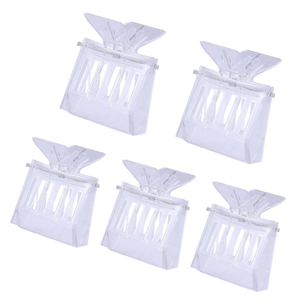6pcs Beekeeping Clip Catcher Cage Bee Tool Durable Plastic Smooth Edge For Beekeeper Essential Beekeeping Accessoires