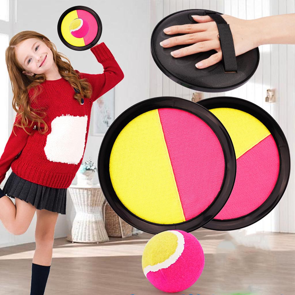 Children Toss and Catch Ball Game Set Kids Palm Stick Target Ball Toys Kindergarten Interactive