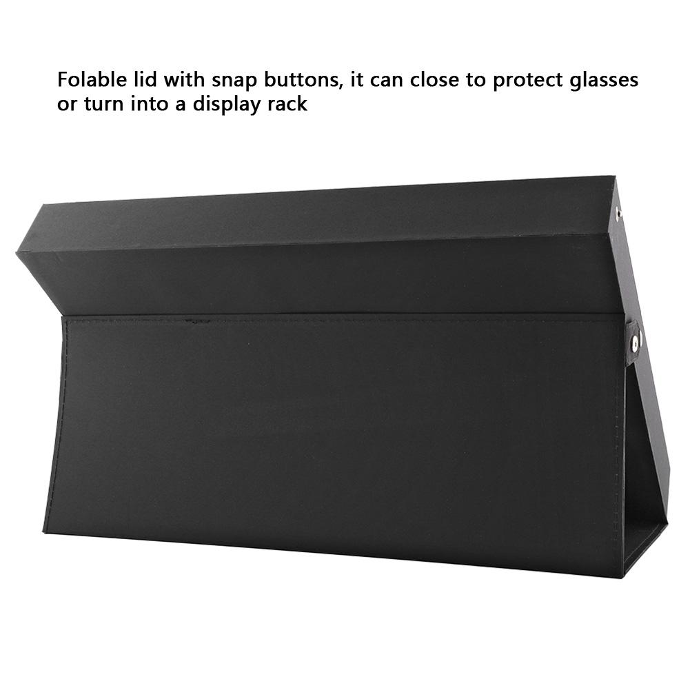 18 Grids Glasses Display Stand Sunglasses Storage Box Glasses Jewelry Organizer