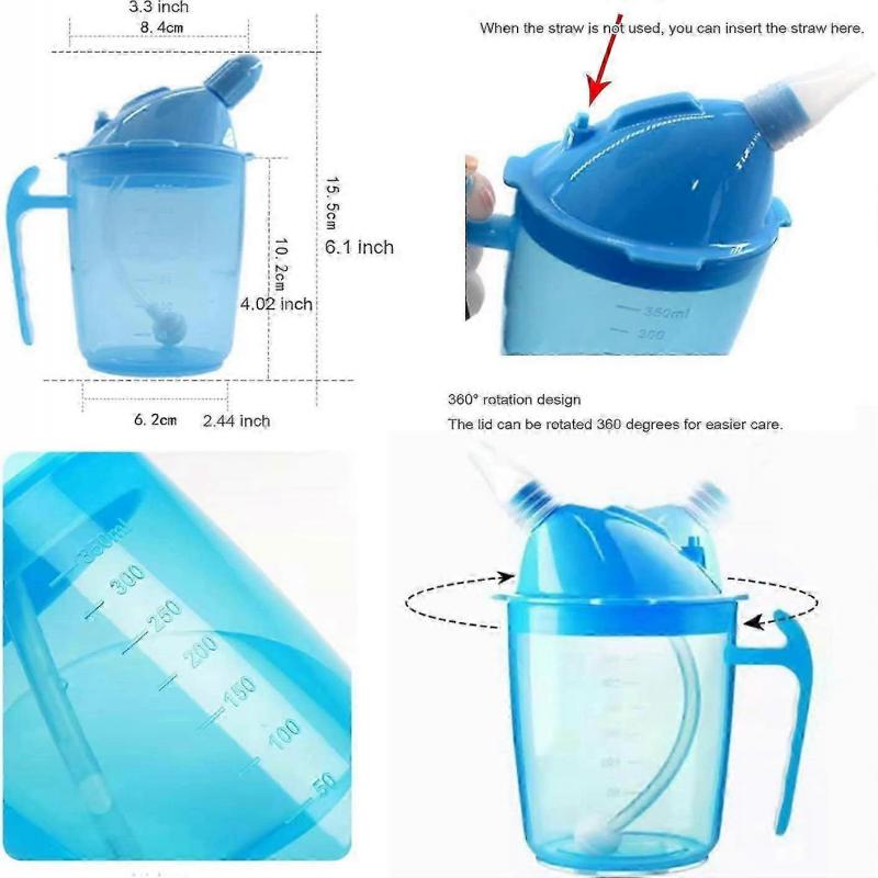 2026 Latest Model Drinking Cup for Adults with Disabilities, Convalescent Spill-Proof Feeding Cup 