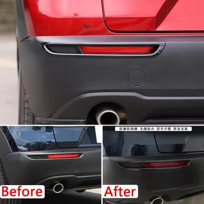 Dla Mazda CX-30 CX30 Osłona Lampy Przeciwmgielnej Tylnego Zderzaka Ramki Lamp Przeciwmgielnych Przednich Akcesoria do Stylizacji Samochodu