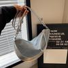 Underarm Shoulder Bag Croissant Bag Women'S Denim Bag Summer Niche Design Messenger Women'S Bag