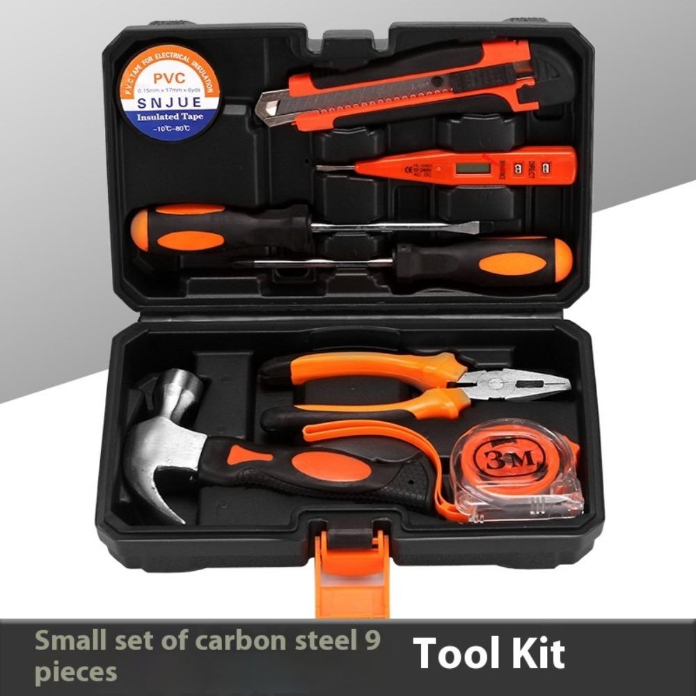 Set Cassetta degli Attrezzi Hardware Set di Attrezzi Manuali Combinati per la Casa Chiave Inglese Cacciavite Riparazione Auto