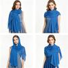 Women's Chiffon Shawl, Glitter Gold Powder Scarf, Chiffon Hijab for Party/Beach