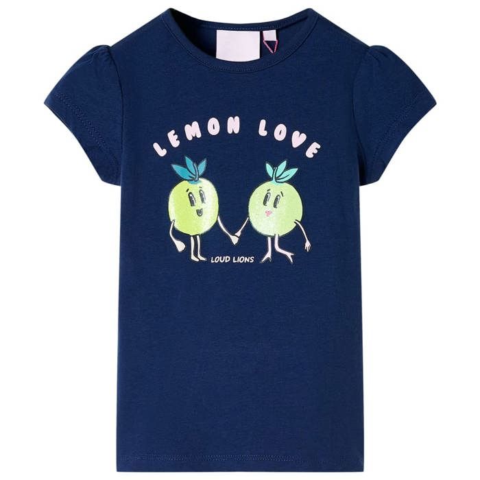 T-shirt pour enfants bleu marine 92/104/116/128/140