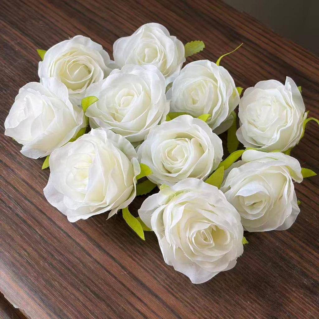 Hochwertige einzelne künstliche Rose für die Innendekoration und DIY-Geschenke.
