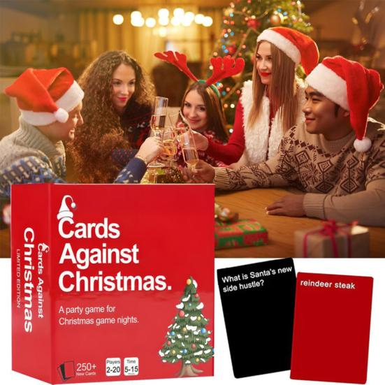 Cards Against Christmas Hilarious Holiday Party Card Game for Adults Fun Xmas Gift Idea for White Elephant Secret Santa Family Game Night