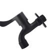 304 Stainless Steel Black Wall Mount Tap Garden Water Faucet for Bathroom(Mop Pool)