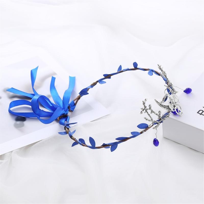 Fairy Dragon Fascinators for Cosplay Party Wedding Festivals Girls Bridal Dragon Headband Floral Fairy Headwear