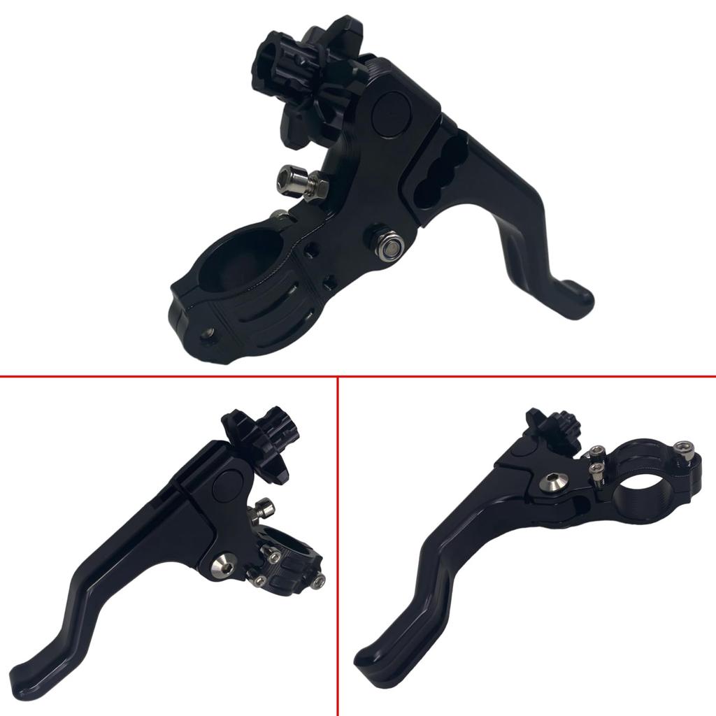 Motorhead Clutch Universal Brake Motorcycle Handlebar Short Replacement Lever, Lever, Aluminum, Black,