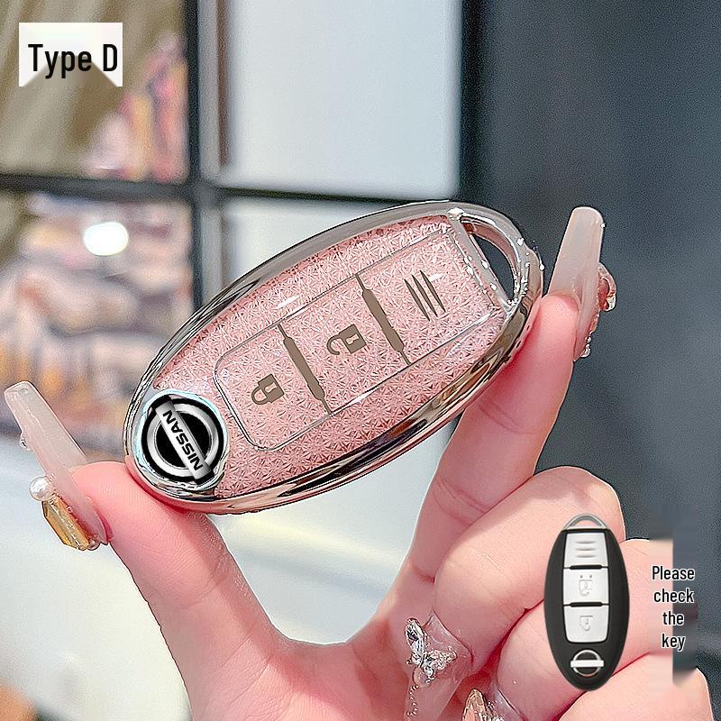 Nissan Sylphy, Teana, Qashqai, Kicks, X-Trail, Tiida, Bluebird Key Cover & Buckle