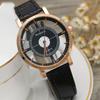 CE97 Fashion Simple Men's Watch Double sided Hollow Women's Watch Transparent Chassis Couple's Watch Quartz Watch