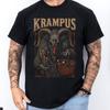 Krampus Christmas T-Shirt: Dark Folklore Holiday Shirt, Pagan Apparel and Gothic Fashion