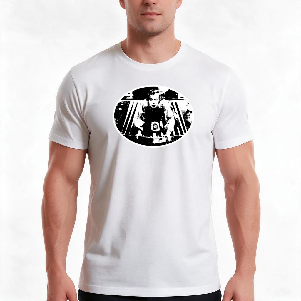 The General Buster Keaton Tshirt Summer Casual Cotton Tee Oversized Streetwear Tops Vintage Graphic Print 100 Cotton