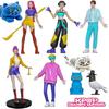 NEU 9-teiliges Set Kpop Demon Hunters Figurenmodell Spielzeug Cartoon Gaming Peripheriegeräte Schreibtischdekoration Sammlerfiguren Modellspielzeug Geschenk
