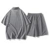 Men's Summer Casual Two-piece Lapel Short-sleeved Suit