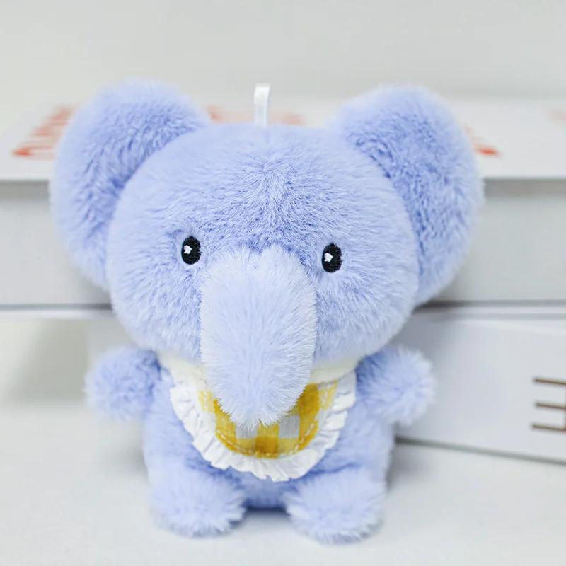 Super Cute Rabbit Bear Chicken Elephant Cat Mouse Plush Pendant Soft Animal Stuffed Toys Doll Lovely Key Chain Bag Decor Gift