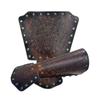 Viking Knight Arm Gauntlets Bracer Vintage Faux Leather Gauntlets Wristband Medieval Leather Bracers Arm Armors