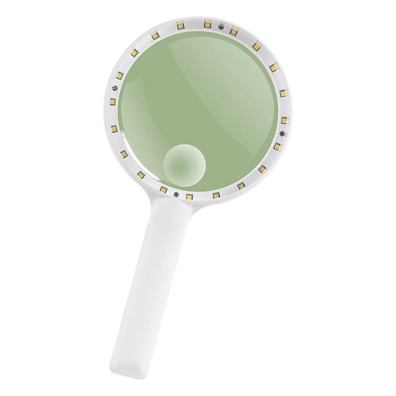 Professional Magnification Handheld Magnifier with Light for Reading Small Print