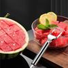 Multipurpose Melons Slicers Stainless Steel Watermelon Fork Cutter Kitchen Fruit Cutting Tool for Home Party Camping