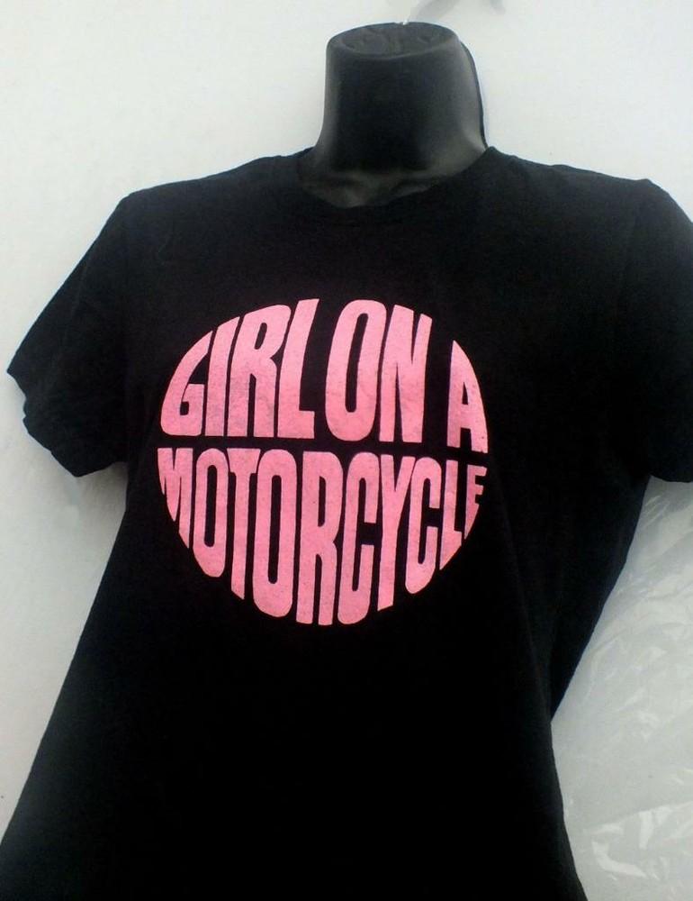 

GIRL ON A MOTORCYCLE TSHIRT Unisex T-Shirt XXL