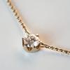 LECLAT 6P MOISSANITE NECKLACE WHITE/VERMEIL