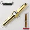 Multifunctional Light-Up Metal Spinner Ballpoint Pen