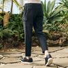 CHALLENGER Women'S Single-Pleat Semi-Baggy Cargo Pants Black