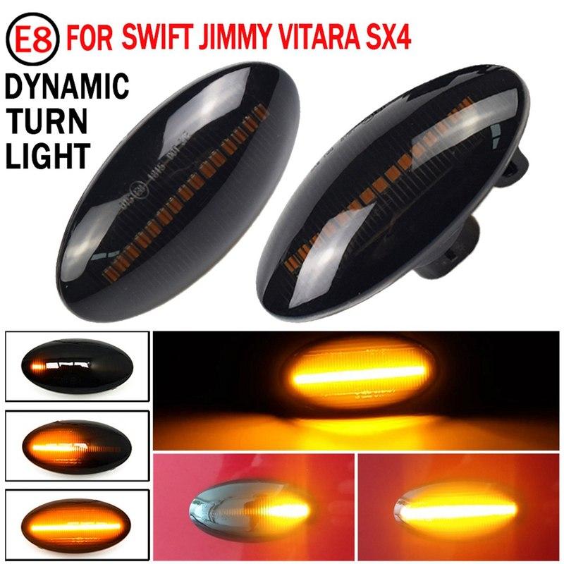 4X Car Dynamic LED Side Marker Light Turn Signal Light For APV Arena Alto Grand Vitara Ignis Jimny SX4