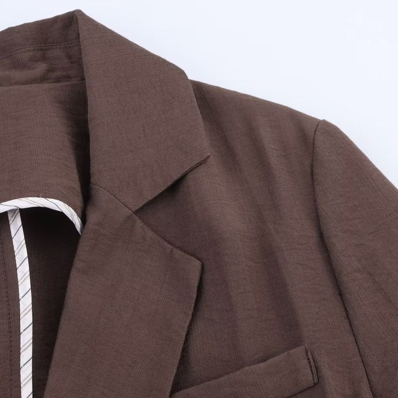 Kaslead New Arrival Women's Fashion Style Short Sleeve Suit Outwear Casual Pants 8073149 80736049