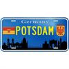 Vintage Metal License Plates Signs - Dubai, Munich, Madrid, Moscow City Tags, Stunning Decor To Transform Car Frontces