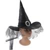 Halloween Witch Wizard Hat Party Headgear Devil Cap Adult Taking Photo Props
