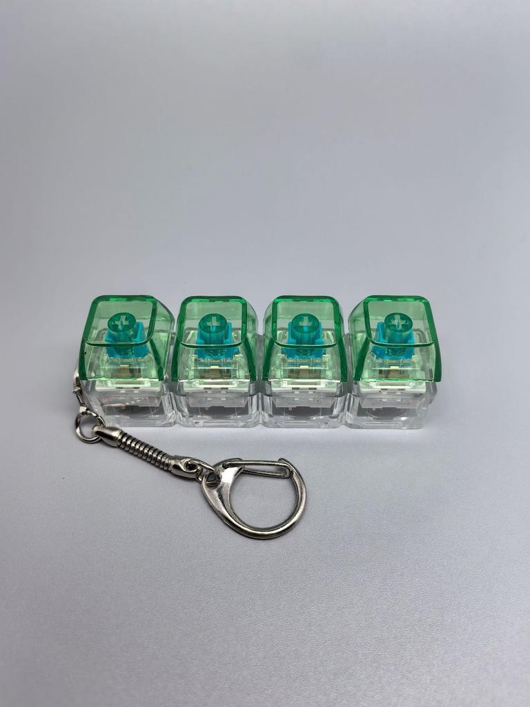 Button Keychain Toy, Portable Press Keyring Toy for Kids and Adults