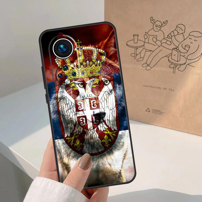 Flag of Serbia Serbian For Honor Magic 7 Lite 5 6 8 Pro Case For Honor 400 200 90 70 50 X8c X8b X9a X9b X9c X9d Win
